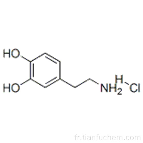 Chlorhydrate de 3-hydroxytyramine CAS 62-31-7